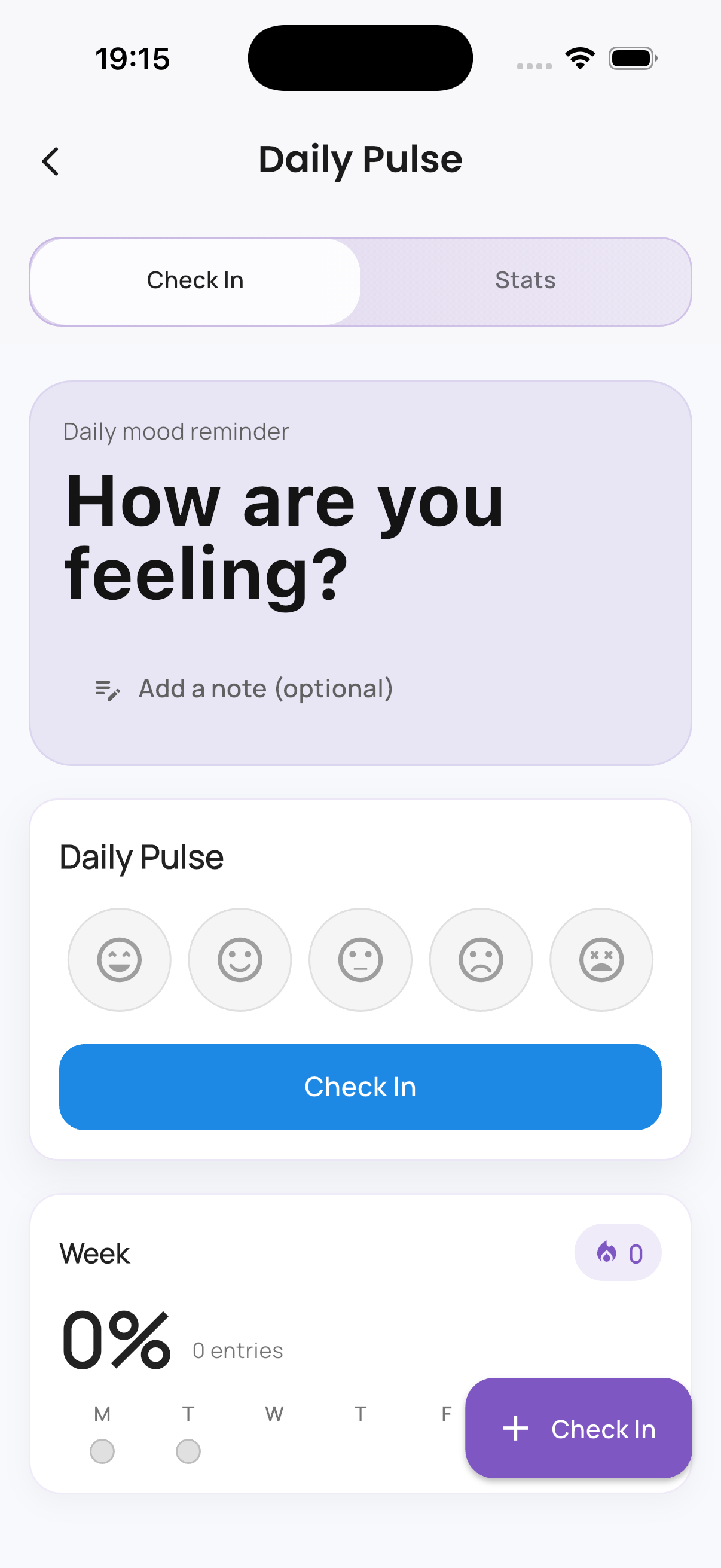 Mood tracker module