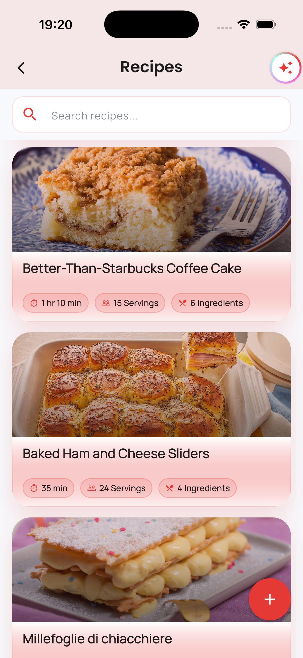 Recipes module